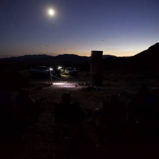 Moonlit Desert Night