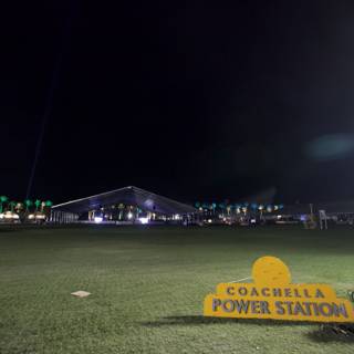 Coachella Power Station Shines Bright at Night