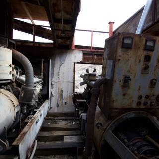Rusty Machines in an Abandoned Factory