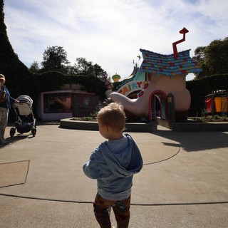 Child Discovering the Wonders of Toontown
