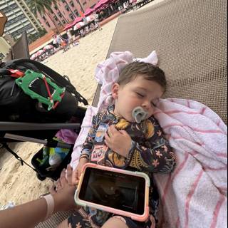 Snooze and Sand: Wesley’s Beach Day Nap