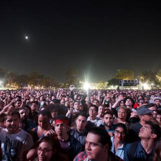 Nighttime Crowd at FYF Festival