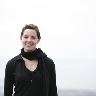 Woman Smiling by the San Francisco Bay