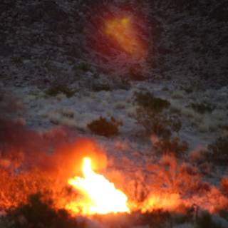 Blazing Inferno in the Desert