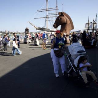 Bustling Waterfront at Maker Faire 2025