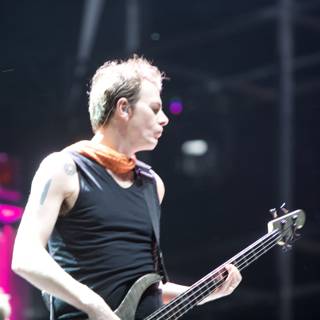 Bassist rocks the stage at Coachella 2011