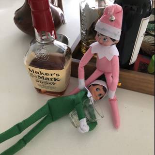 Elf on the Shelf Gets into the Holiday Spirits