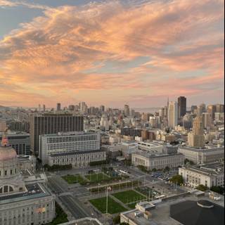 Golden Hour over the San Francisco Skyline
