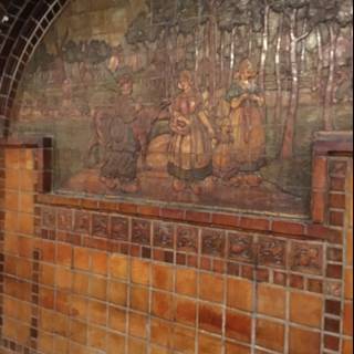 Subway Station Tile Mural