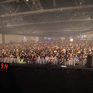 Massive Indoor EDM Festival Crowd at Wobbleland 2026