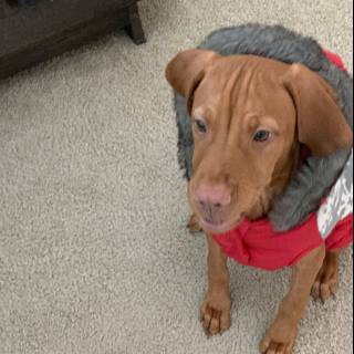 Red Jacket Pupper
