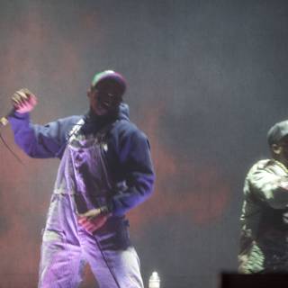 Two Men Perform on Stage at Coachella
