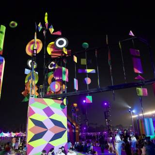 Kaleidoscope Nights: A Festive Canvas at Coachella 2024