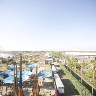 A Bird's Eye View of Coachella Crowd