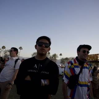 Sunset Silhouettes and Festival Style at Coachella 2024