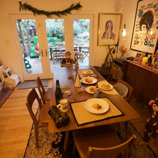 Christmas Morning Breakfast with Family at Home
