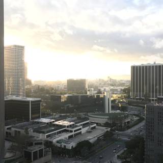 Urban skyline of Los Angeles