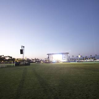 Coachella Stage under the Blue Sky