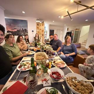 Thanksgiving Celebration with Friends and Family