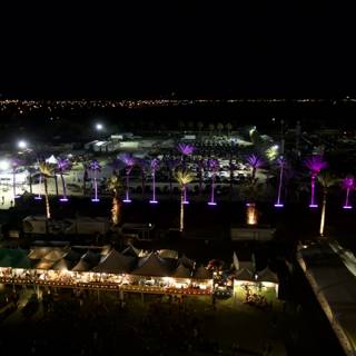 Lights and Nightlife at Coachella Festival
