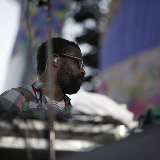 DJ Set with Glasses and Beard