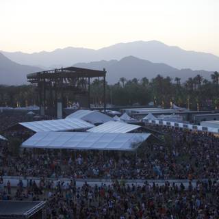 The Exciting Crowd at Coachella Music Festival