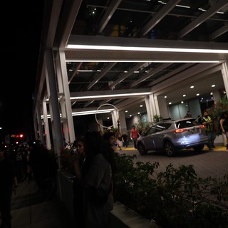 Night Crowd Gathering Outside Wobbleland Festival Venue