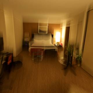 Blurry Bedroom Scene