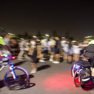 Police Officers Patrolling on Bicycles