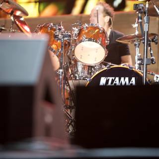 Lars Ulrich and His Mic'd Up Drums