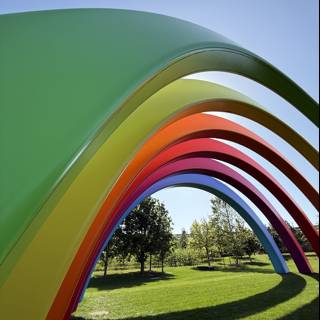 Arching Rainbows at Apple Park