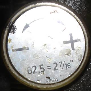Numbered Metal Wheel