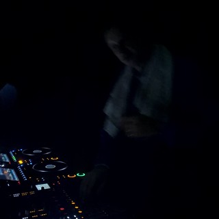 DJ Mixing Live at Night Club Performance