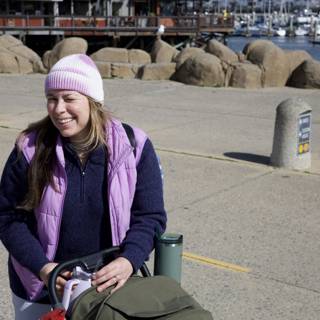 Monterey Stroll: A Moment With Lori and Little One