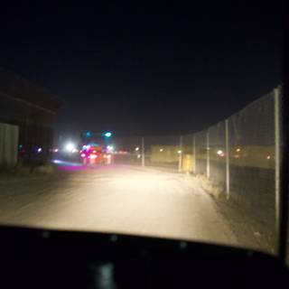 Urban Pulse: Night-time Drive Near Coachella 2024
