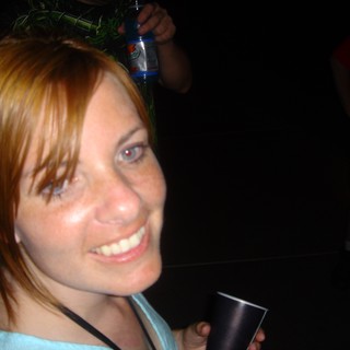 Smiling Redhead at Late Night Party 2004