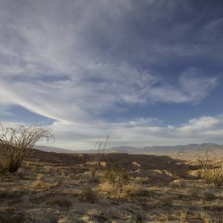 Majestic view of the Anza Borrego desert