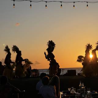 Sunset Dancers at Wailea Restaurant