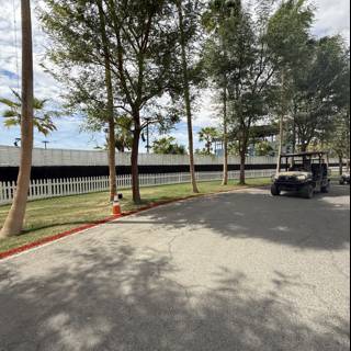 Tranquil Pathway at Empire Polo Club