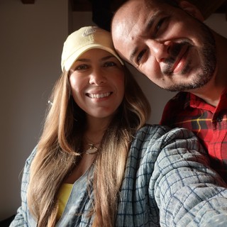 Happy Couple Taking Selfie Together Indoors