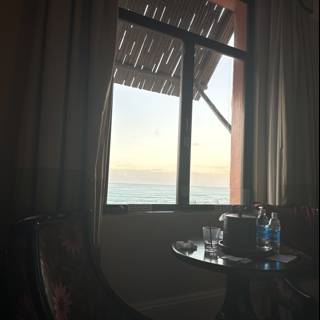 Ocean View Through a Cozy Window