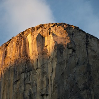 El Capitan Bathed in Golden Sunset Light