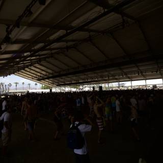 Crowd at Coachella Tent