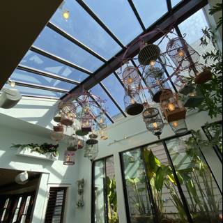 Natural Light Through Glass Roof