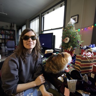 Christmas Day Celebration With Cat and Holiday Gifts