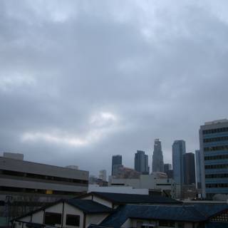 Urban Metropolis on a Cloudy Day