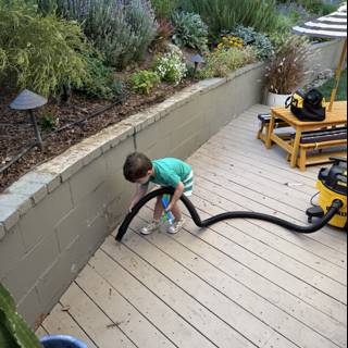 Little Gardener at Work