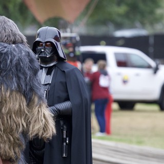 Darth Vader and Chewbacca at Balloon Festival