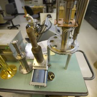 A Collection of Metal Objects in a Laboratory