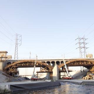 Bridges and Buildings Along the LA River